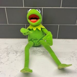 Kermit the frog adjustable stuffed animal toy Sesame Street
